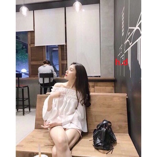 Áo trễ vai nơ măc đc 2 kiểu HDA0821