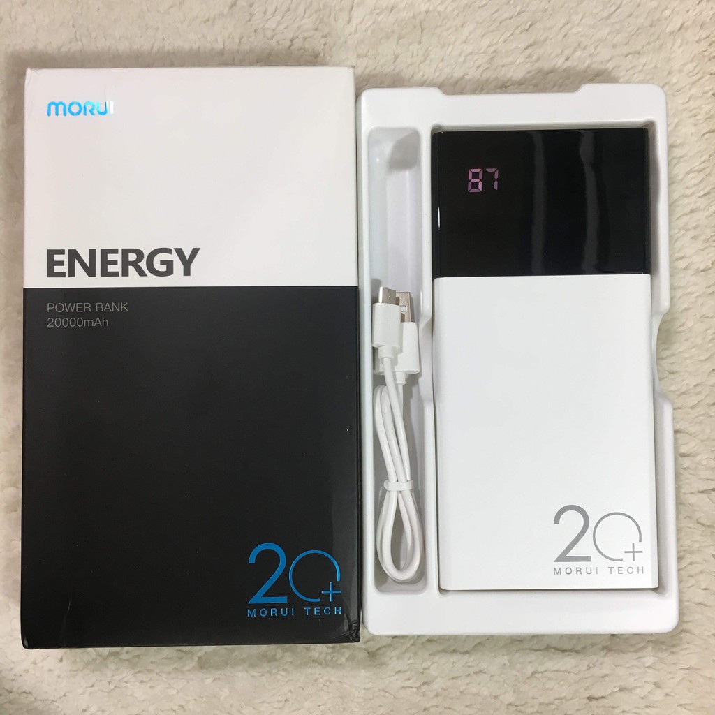 Sạc dự phòng Morui ML20 20.000mAh - Huco Việt Nam