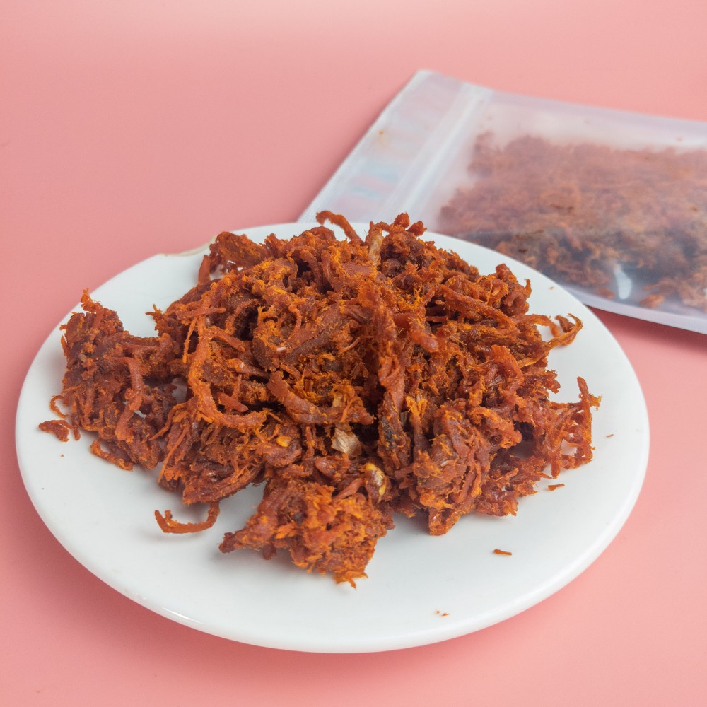 Khô bò xé sợi,bò khô cay nhẹ 100g Tiny Food đồ ăn vặt giá rẻ đà nẵng | BigBuy360 - bigbuy360.vn