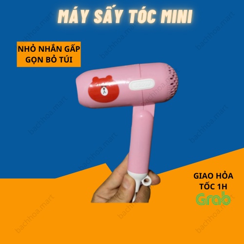 Máy Sấy Tóc Mini Bỏ Túi Tiên Lợi Khi Đi Du Lịch Icon Siêu Dễ Thương