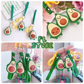 Móc khoá trái bơ siêu cute