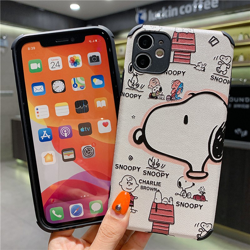 Ốp lưng Huawei Y9 Y9S Y7 P30 Nova 3i 3e 5T Lite Pro Prime 2019 Cartoon Snoopy Soft Anti Shock Relief case TPU Cover