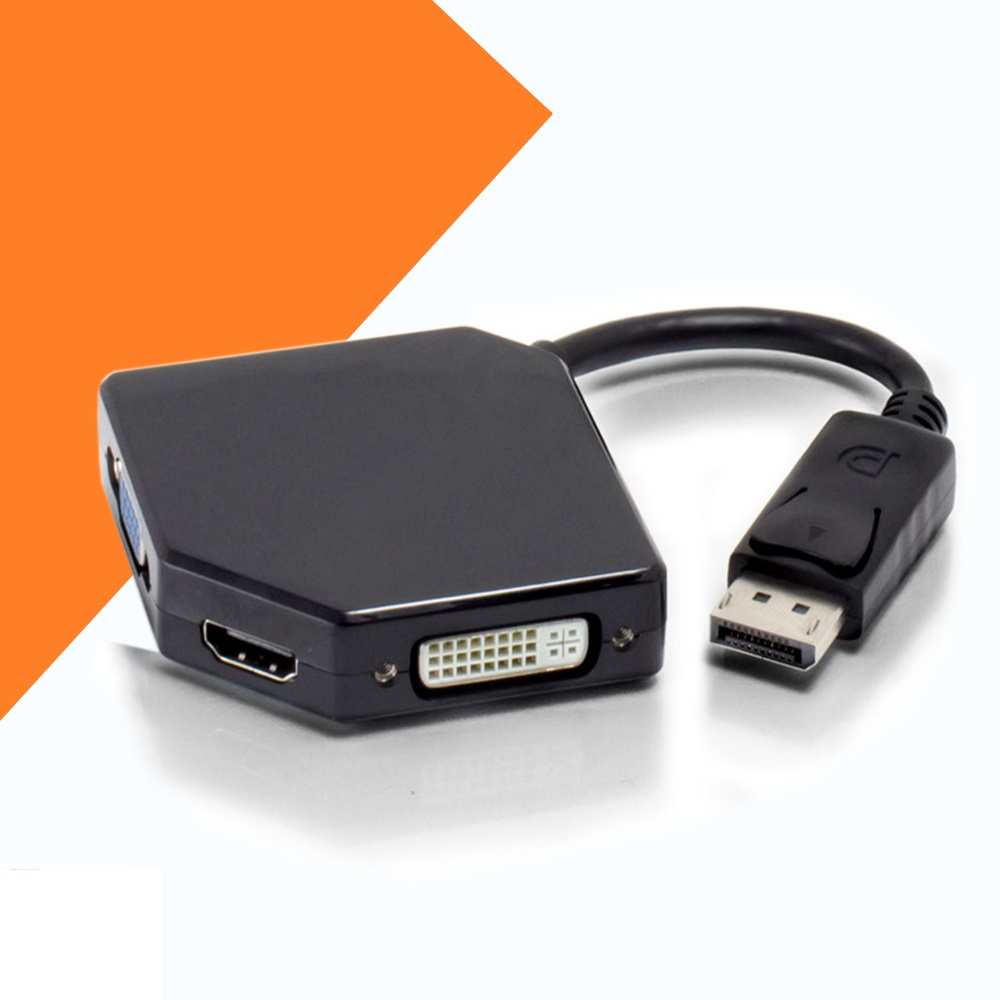 Đầu chuyển đổi Displayport sang HDMI + VGA + DVI