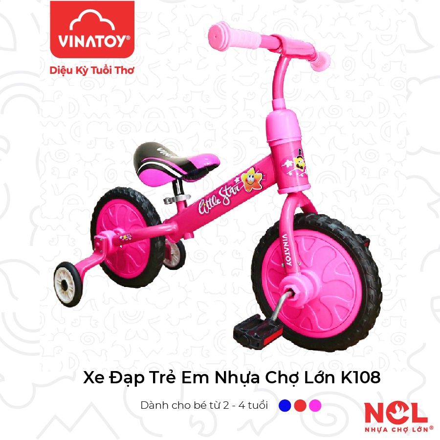 [Nhựa Chợ Lớn] Xe Đạp Trẻ Em 2 trong 1 Littele Star - M1848-X2B