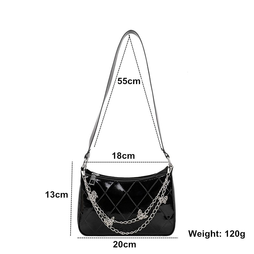 Túi xách nữ da cá sấu màu trơn phong cách cổ điển nhiều màu sắc