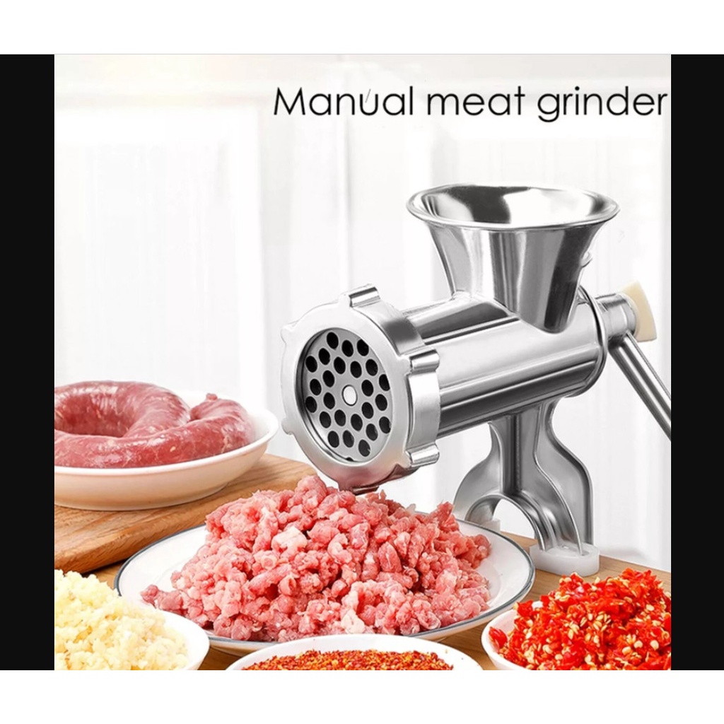 Máy đùn xúc xích quay tay kết hợp xay thịt và hoa quả