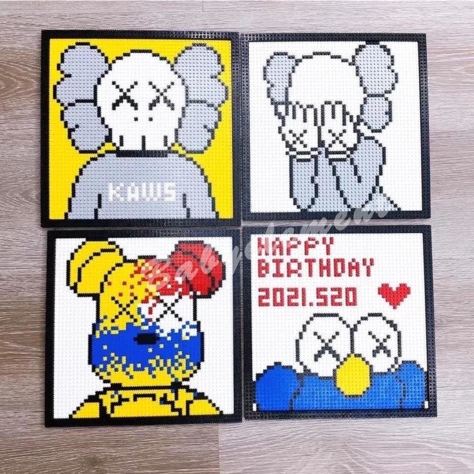 Điểm ảnh loạt tranh POP MART Mè Phố Sasuke Roronoa Zoro Mẫu Song Song Khối Xây Dựng Trẻ Em Người Lớn Quà Tặng Đồ Chơi