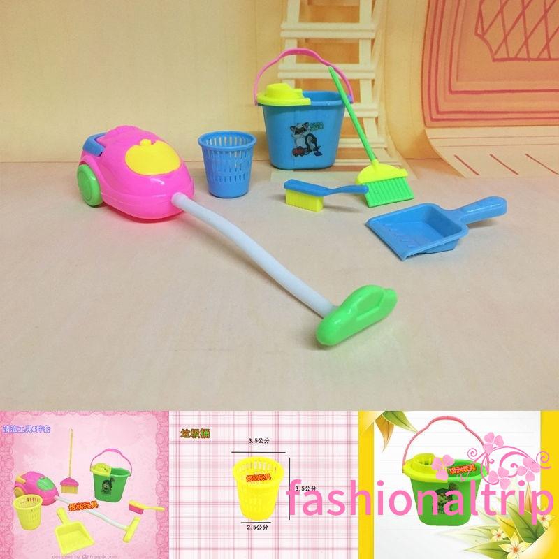 Bộ 6 dụng cụ vệ sinh nội thất cho nhà búp bê