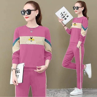 Set bộ cotton tay dài ong thêu cực xinh - mẫu mặt sp thật