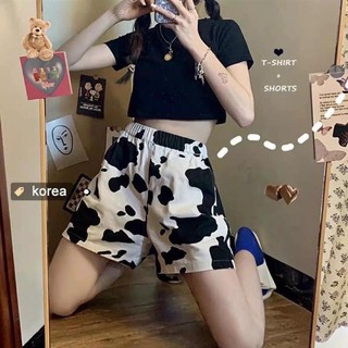 Quần short / quần đùi boo bò sữa unisex