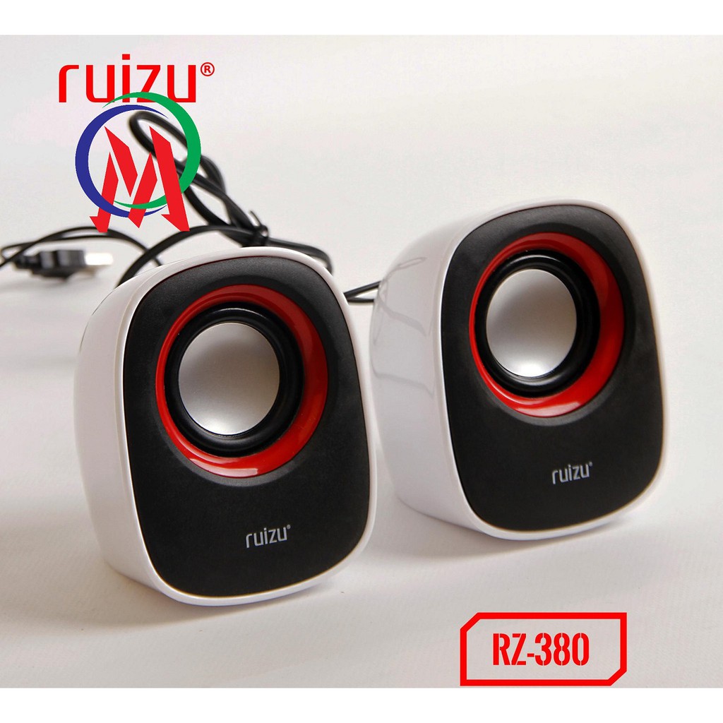 Loa máy tính 2.0 Ruizu RZ380 loa nghe hay - Hãng phân phối