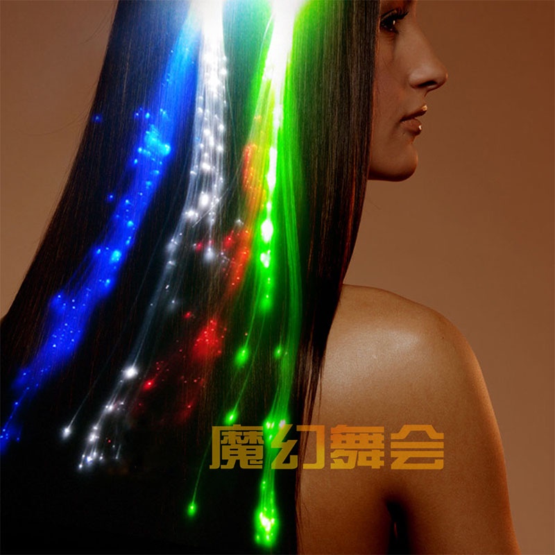 Bím tóc phát sáng , Hóa Trang Dành Cho Halloween, Giáng Sinh, Trung Thu, Tiệc tùng , đèn trung thu