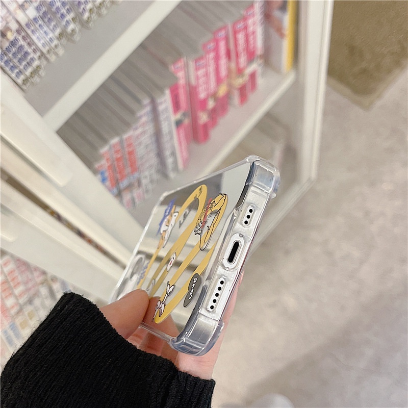Ốp lưng iphone Ốp Điện Thoại Tráng Gương Phong Cách Cá Tính Cho Apple 13 Iphone 12Promax xr/6/7/8 Dinuo case