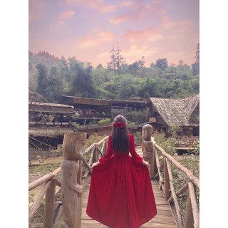 set váy kèm nơ