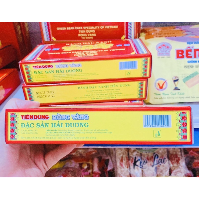 BÁNH ĐẬU XANH RỒNG VÀNG TIÊN DUNG