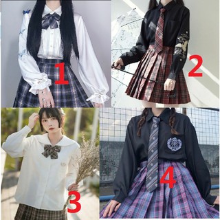 [Order] Áo sơ mi dài tay thêu dễ mặc, nhiều mẫu, phối đồ JK, seifuku cực xinh