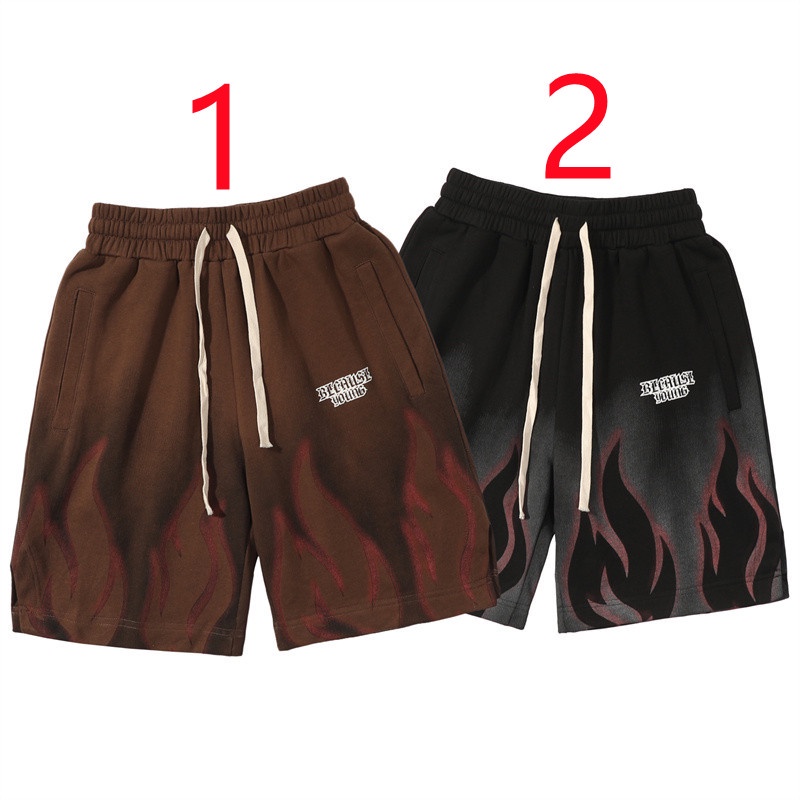 Hàng Có Sẵn BY Quần short Cotton Thể Thao Lưng Thun Unisex