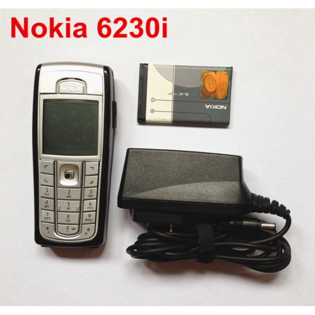 Điện thoại nokia cổ 6230i chính hãng giá rẻ kèm pin sạc- bảo hành 12 tháng