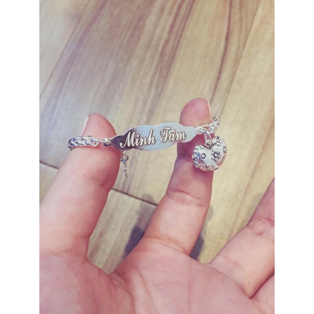 💥💥 Lắc tay bạc đẹp khắc tên, số đt, ngày sinh, thêm 12 con giáp...cho bé yêu | BigBuy360 - bigbuy360.vn