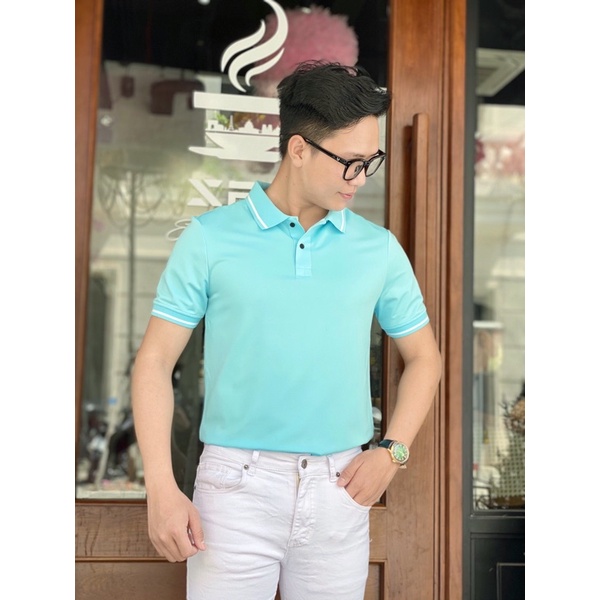 Áo Thun Cá Sấu Ngắn Tay Cổ Bẻ, Áo polo Nam Cao Cấp Co Giãn Thấm Hút Mồ Hôi Tốt