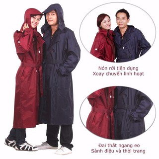 Áo Mưa Măng Tô - Siêu Nhẹ, Siêu Bền, Chống Thấm