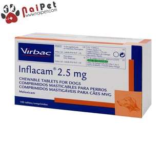 Viên Giảm Đau Kháng Viêm Cho Chó Inflacam R 2.5mg Virbac