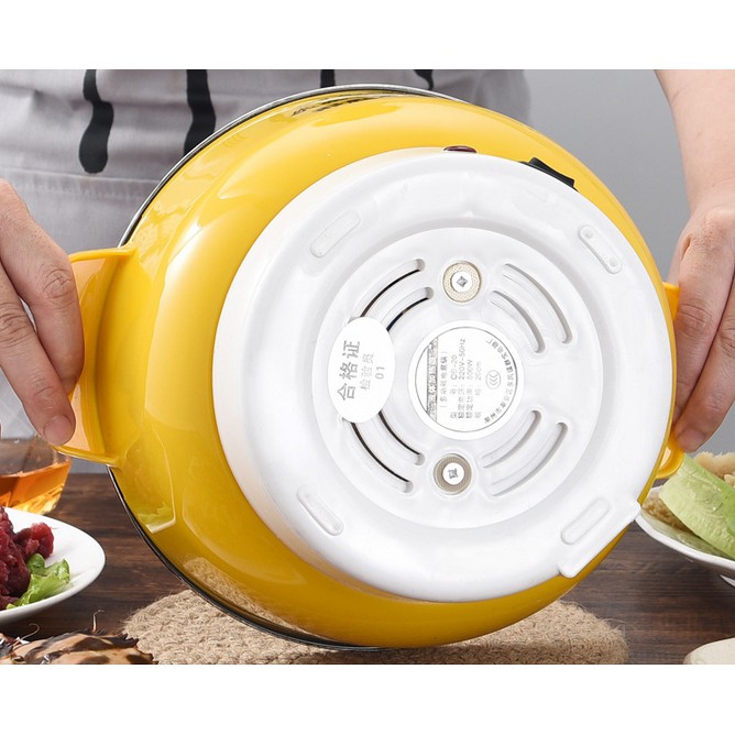 Nồi lẩu điện nhỏ ,Nồi lẩu đa năng cắm điện, nồi lẩu mini 22CM, thết kế nhỏ gọn, phù hợp mọi không gian