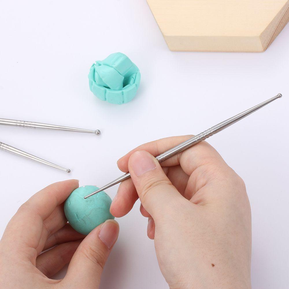 Bộ 3 Que Điêu Khắc Thủ Công Bằng Đất Sét