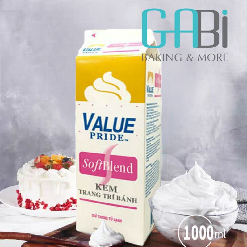 Kem topping Rich’s Value Pride Soft Blend 1kg