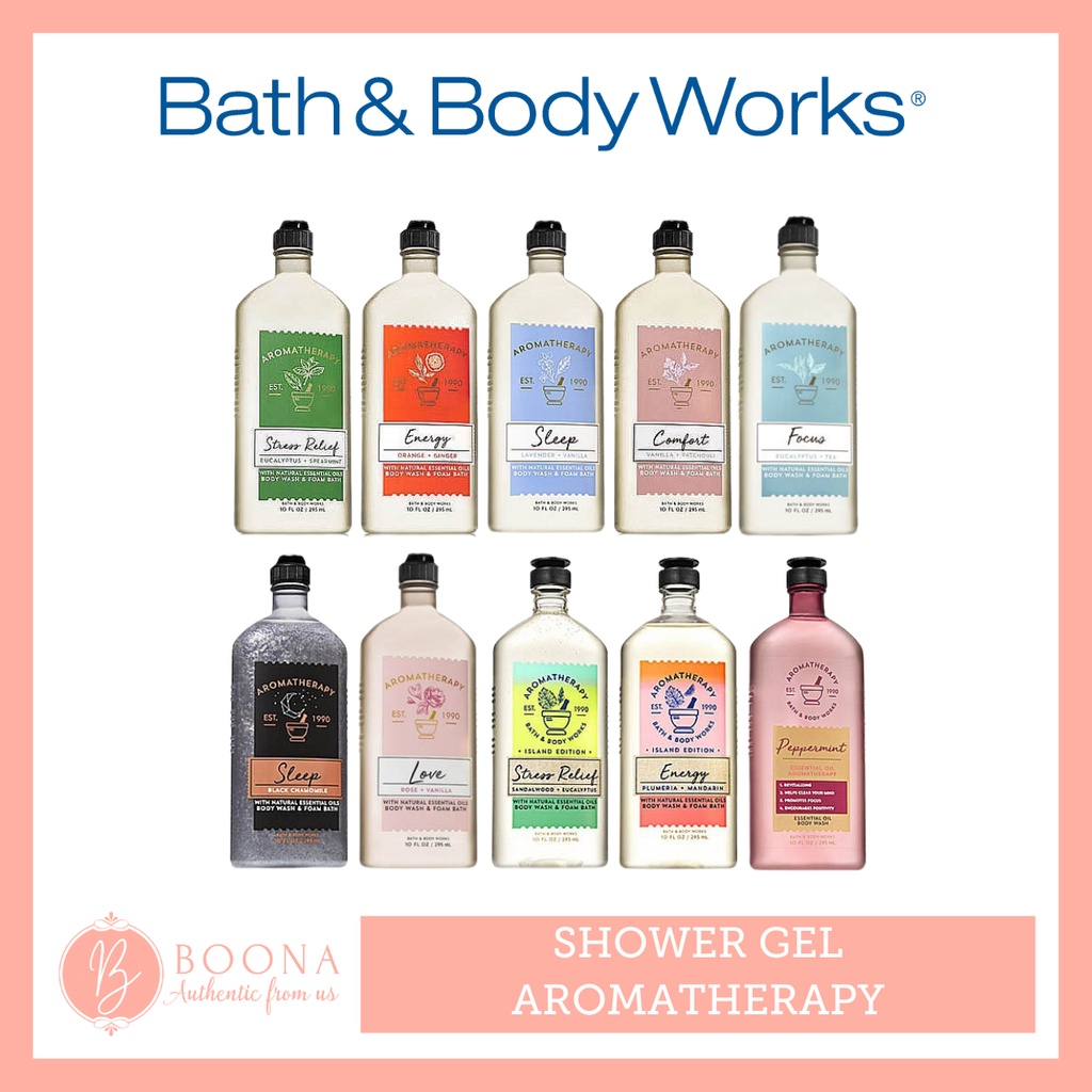 [ Bath and Body Works ] Sữa tắm thơm toàn thân dòng Aromatherapy BBW-Bathandbodyworks