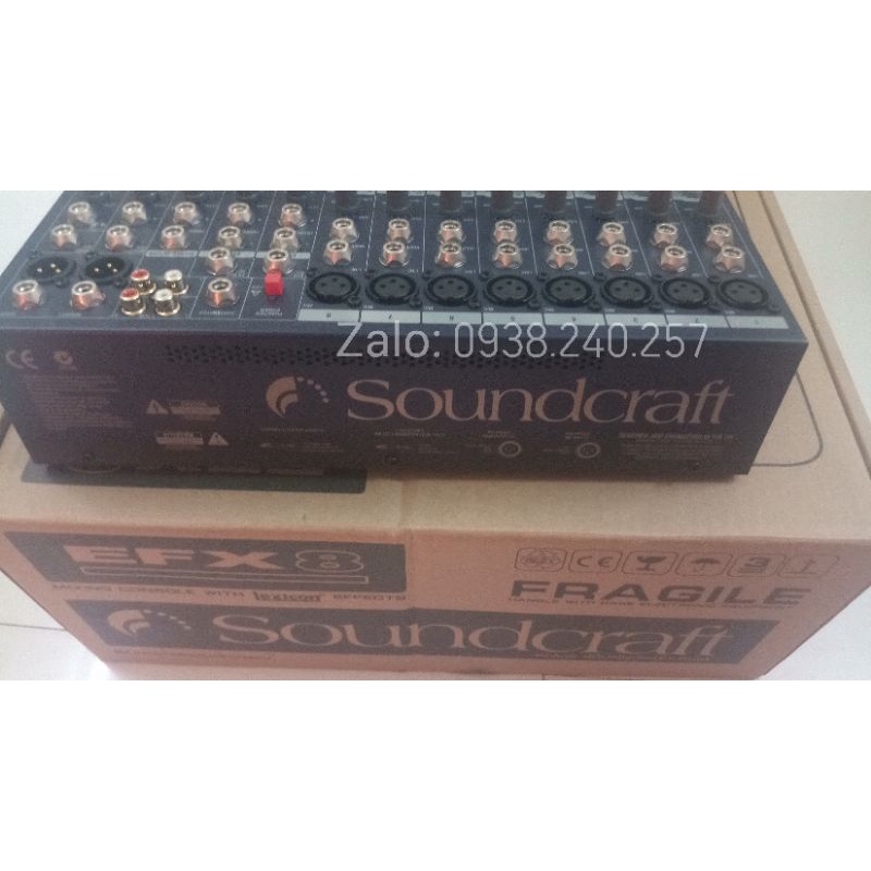 Bàn mixer soundcraft efx8 hàng chuẩn cao cấp loại 1 - mixer efx8 - efx8 - bàn mixer karaoke