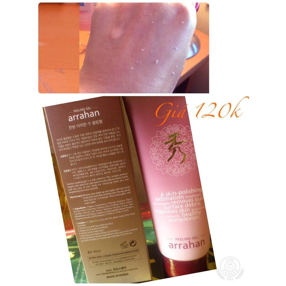 Tẩy da chết 180ml nhân sâm