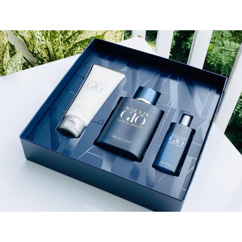 Nước hoa Giorgio Armani Acqua Di Giò Profondo 75ml + 15ml | Thế Giới Skin Care