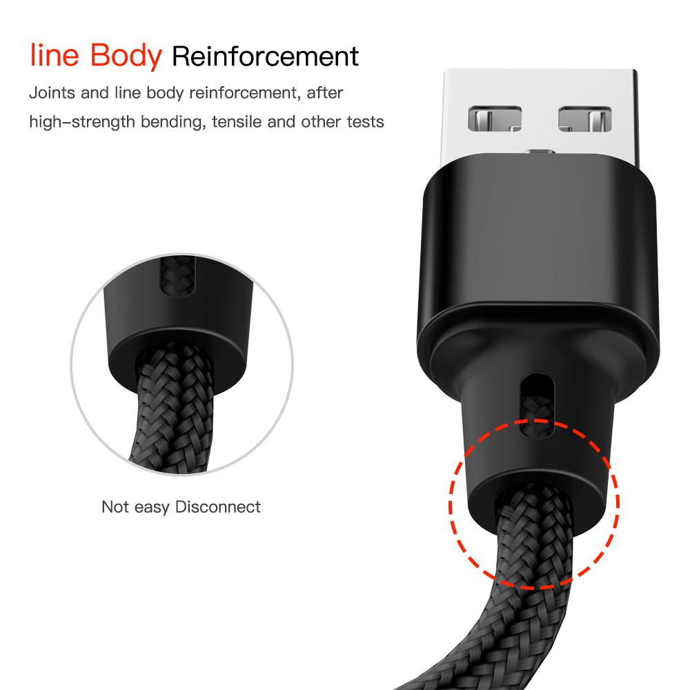 Dây Cáp Sạc Truyền Dữ Liệu 3 Trong 1 Cho Điện Thoại Android Type-c Đa Năng