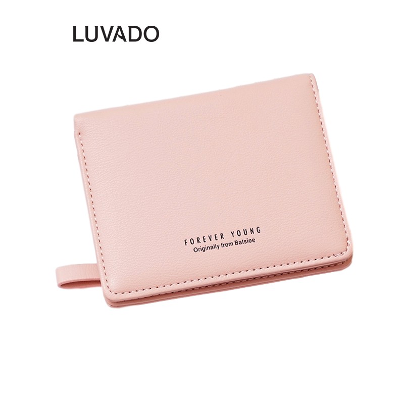 Ví nữ ngắn đẹp cầm tay mini BATSIOE nhỏ gọn bỏ túi nhiều ngăn dễ thương LUVADO VD350 | BigBuy360 - bigbuy360.vn