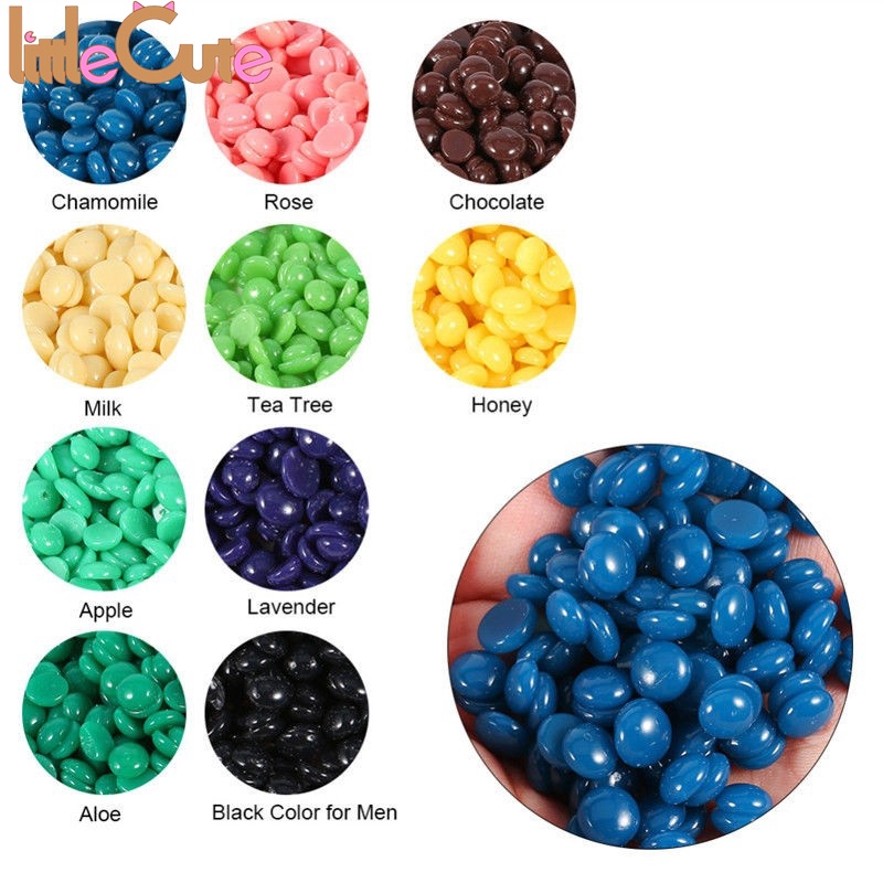 Túi hạt sáp tẩy lông toàn thân 25g không đau nhiều màu sắc