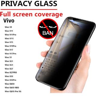Kính cường lực chống gián điệp / VIVO V9 V11 V11i V15 V17 S1 S5 X21 X23 X27 X30 IQOO PRO Bảo vệ màn hình riêng tư