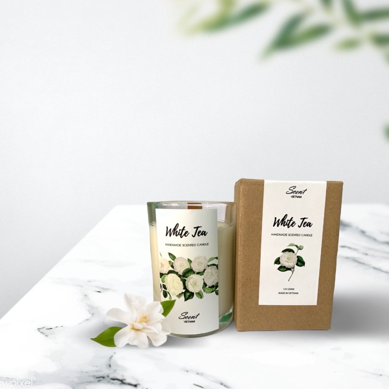 Nến thơm Trà Trắng White Tea Candle