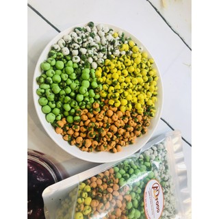 1kg đậu Hà Lan sấy mix 4 vị thơm ngon