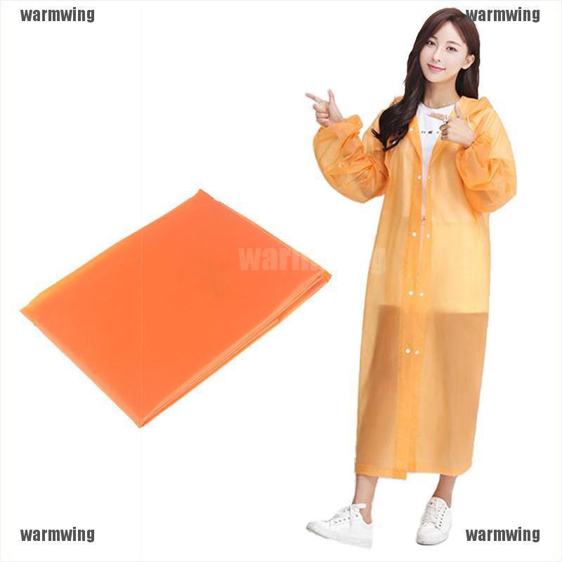 Áo Mưa Poncho Trong Suốt Có Nút Gài Tiện Dụng