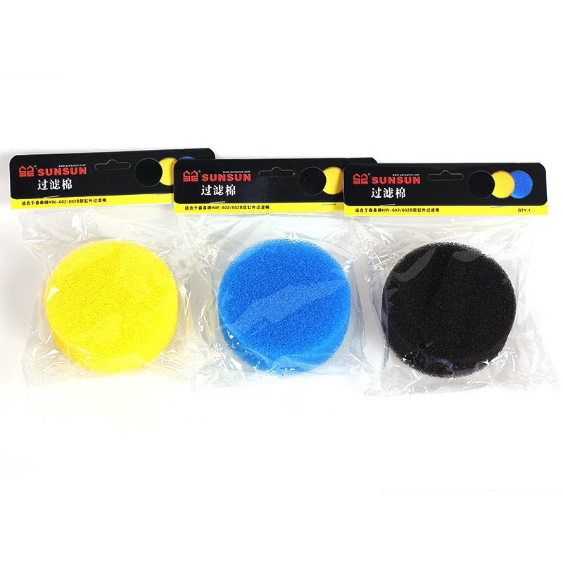 Lọc Xốp Thô Vừa Tốt Cho SUNSUN HW-602 HW-602B Bể Cá Hộp Lọc Bên Ngoài 10cmx3.5cm