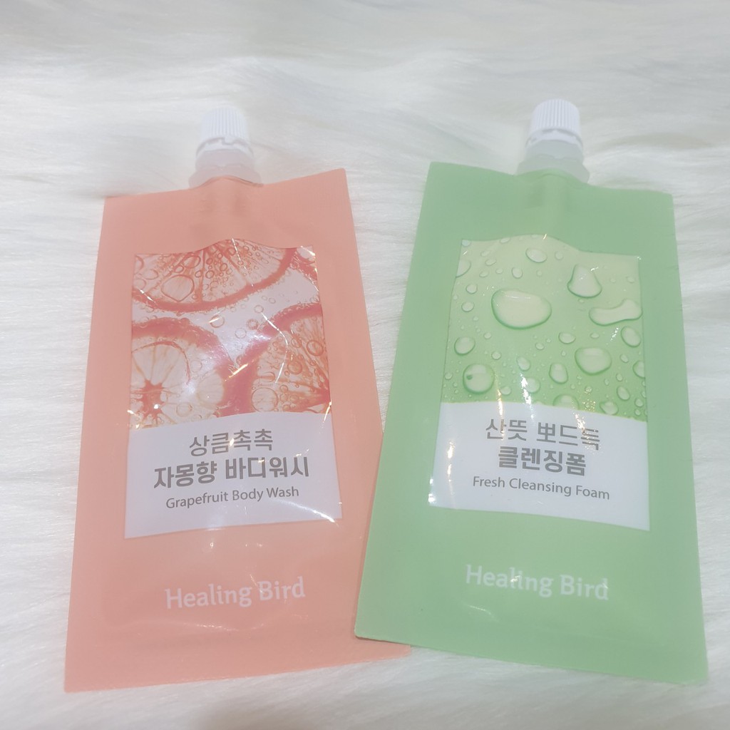 Sữa tắm hương Bưởi dạng gói 15ml Healing Bird