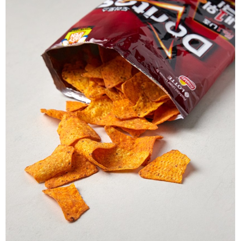 [LOTTE] SNACK DORITOS VỊ PHÔ MAI NACHO 84G - [롯데] 도리토스 나쵸치즈 84g