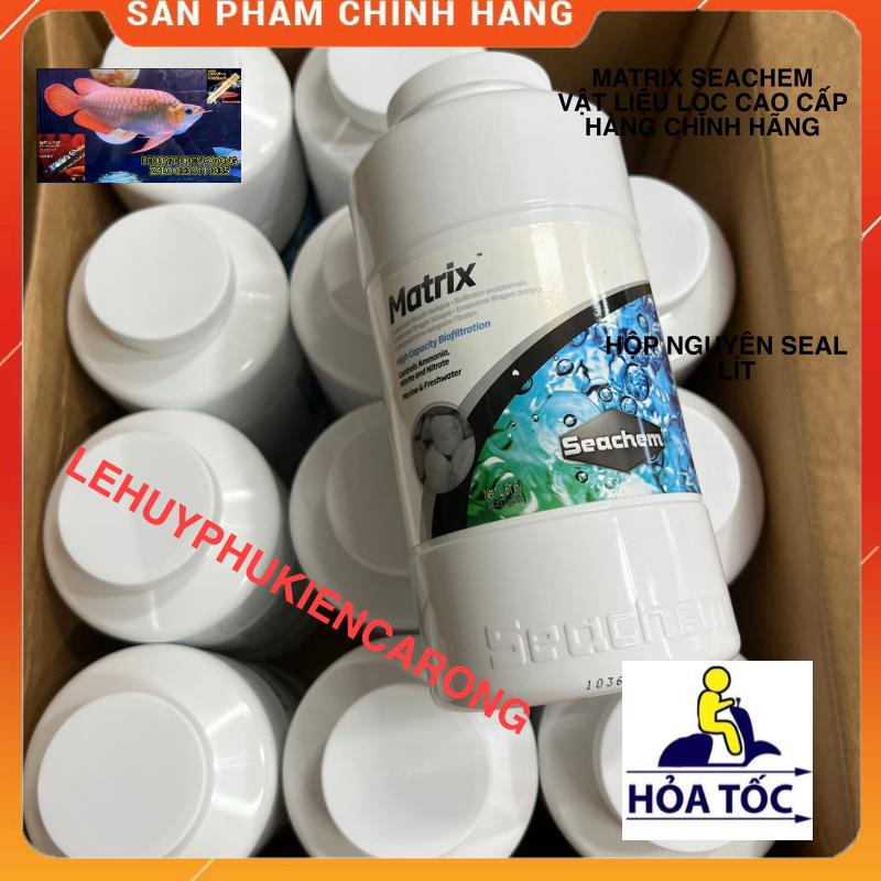 MATRIX SEACHEM Hộp 1 Lít - Vật Liệu Lọc Cao Cấp Cho Hồ Cá Hàng Cty Chính Hãng
