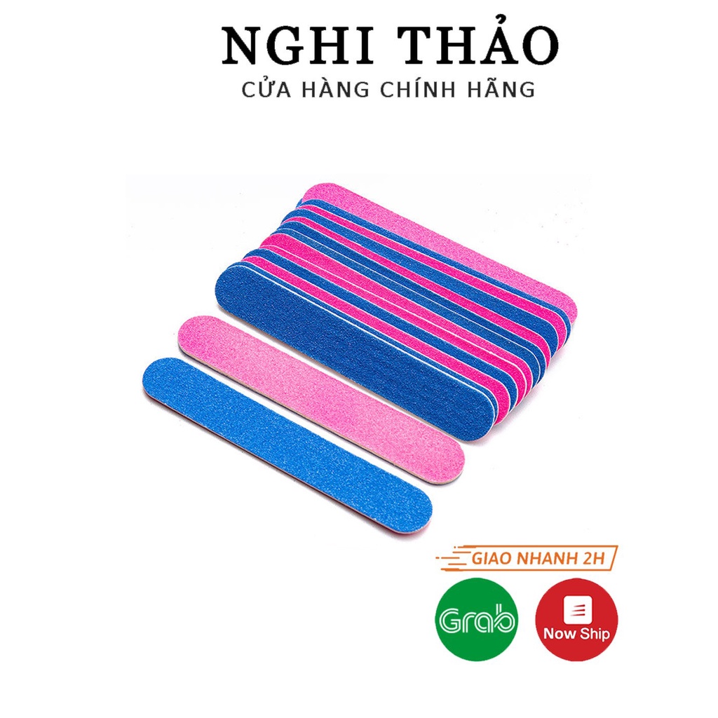 Dũa mini nail box , dũa móng tay mini set 100 chiếc