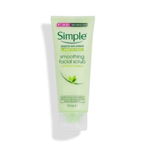 Sữa Rửa Mặt Tẩy Da Chết Simple Kind To Skin Smoothing Facial Scrub 75ml