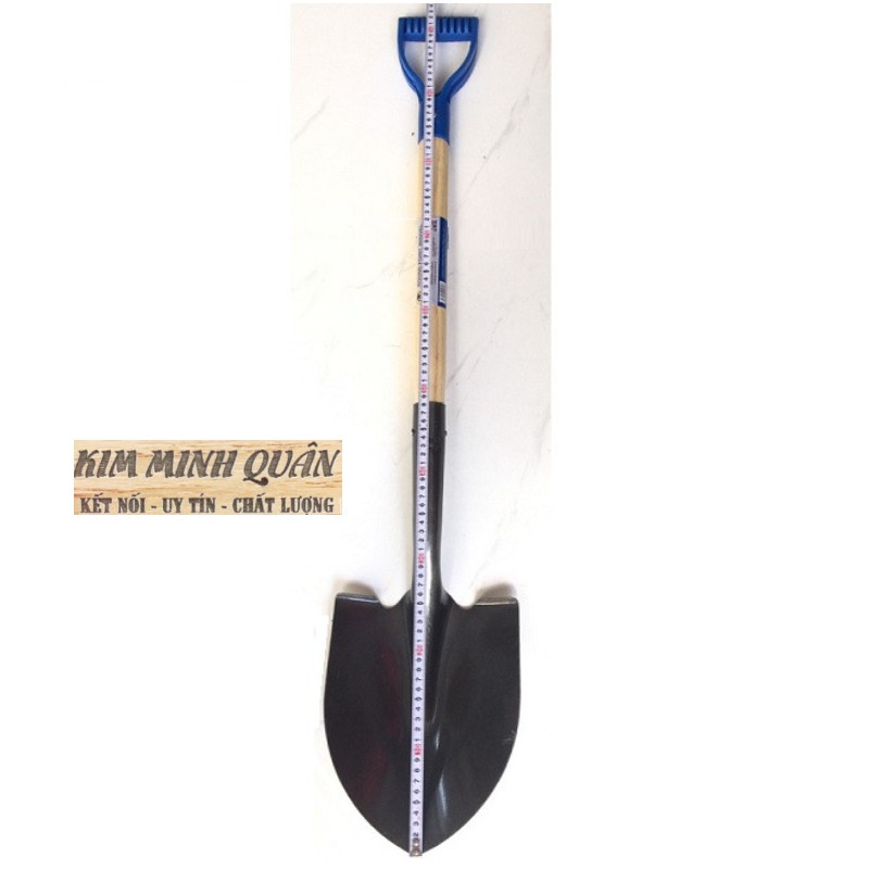 Xẻng Cán Gỗ Đầu Nhọn A0704P , Đầu Bằng A0704S 1020mm CMART