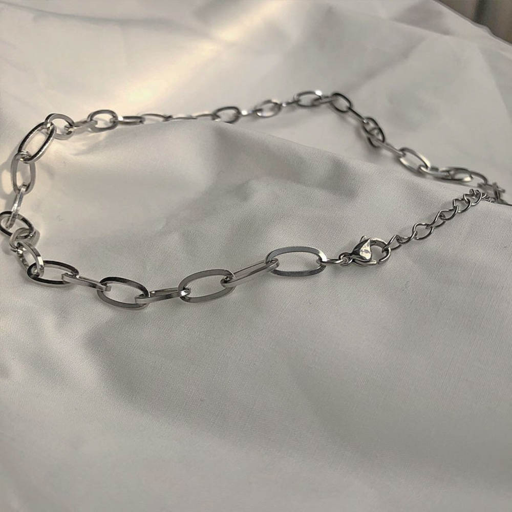 Vòng cổ choker kim loại phong cách Hàn Quốc dành cho nữ