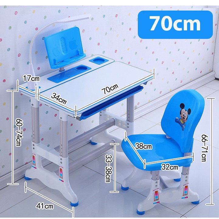 Bàn ghế học sinh thông minh chống gù lưng cận thị tặng đèn led không dây | BigBuy360 - bigbuy360.vn