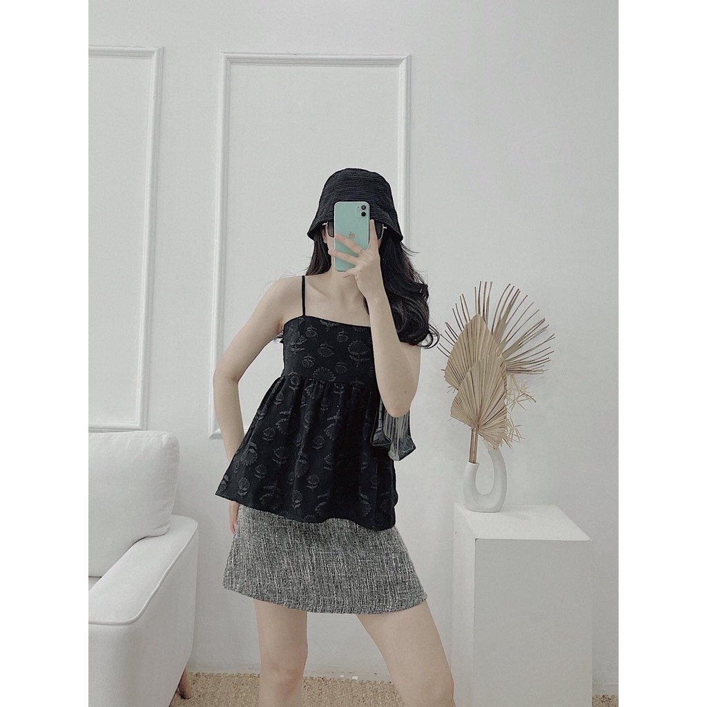 YU CHERRY | Váy tweed form chữ A A Skirt YV031